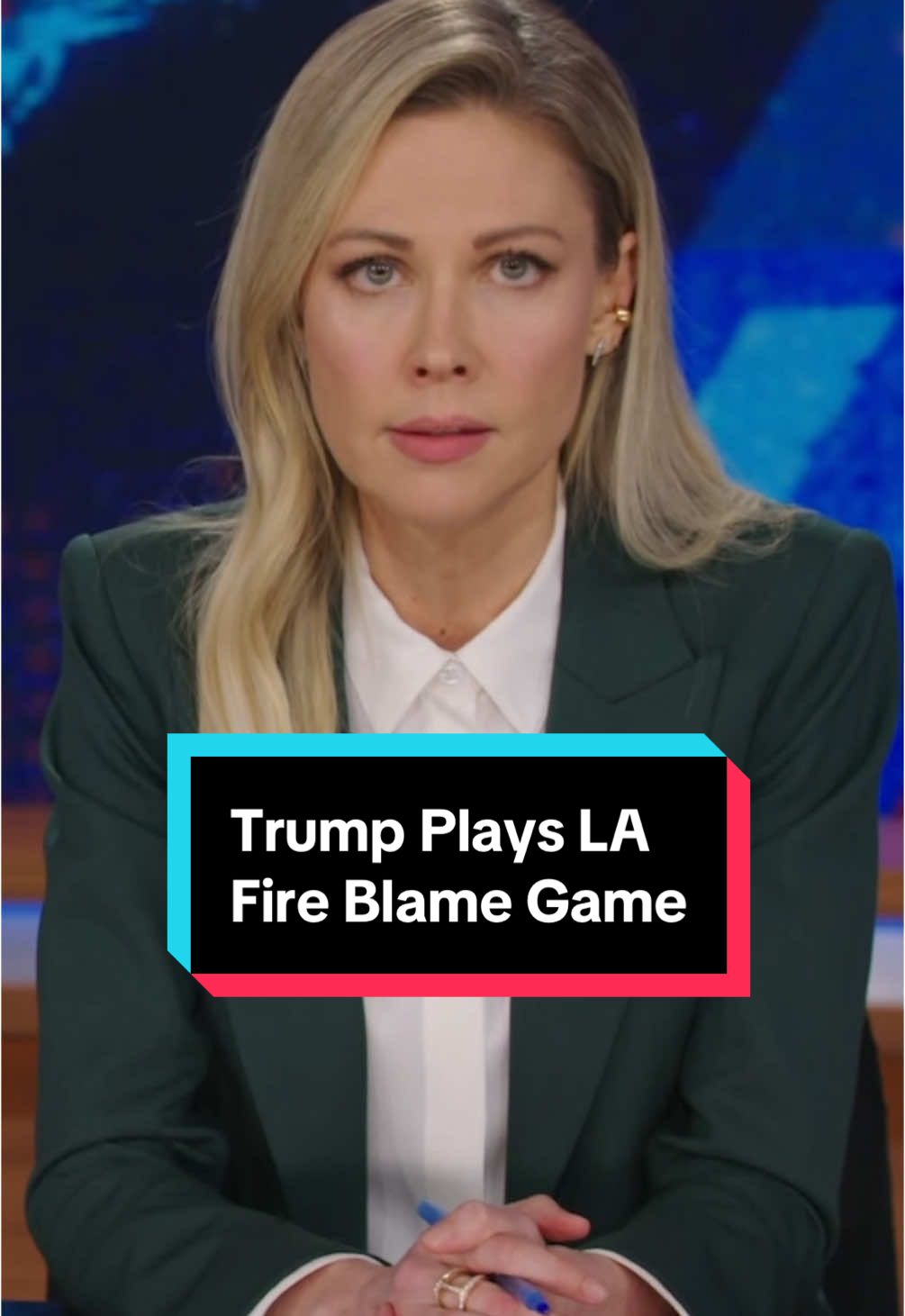 Trump's response to the LA wildfires is a perfect reminder of what his leadership looks like during a crisis #DailyShow #Trump #LA #LAFire 