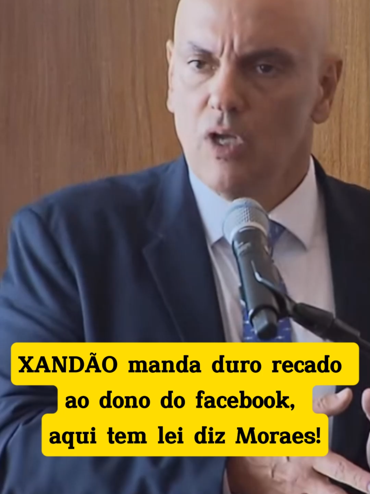 Xandão manda duro recado ao dono do facebook, aqui tem lei diz Moraes! #alexandredemoraes #recado #Zuckerberg #bravatas #lei