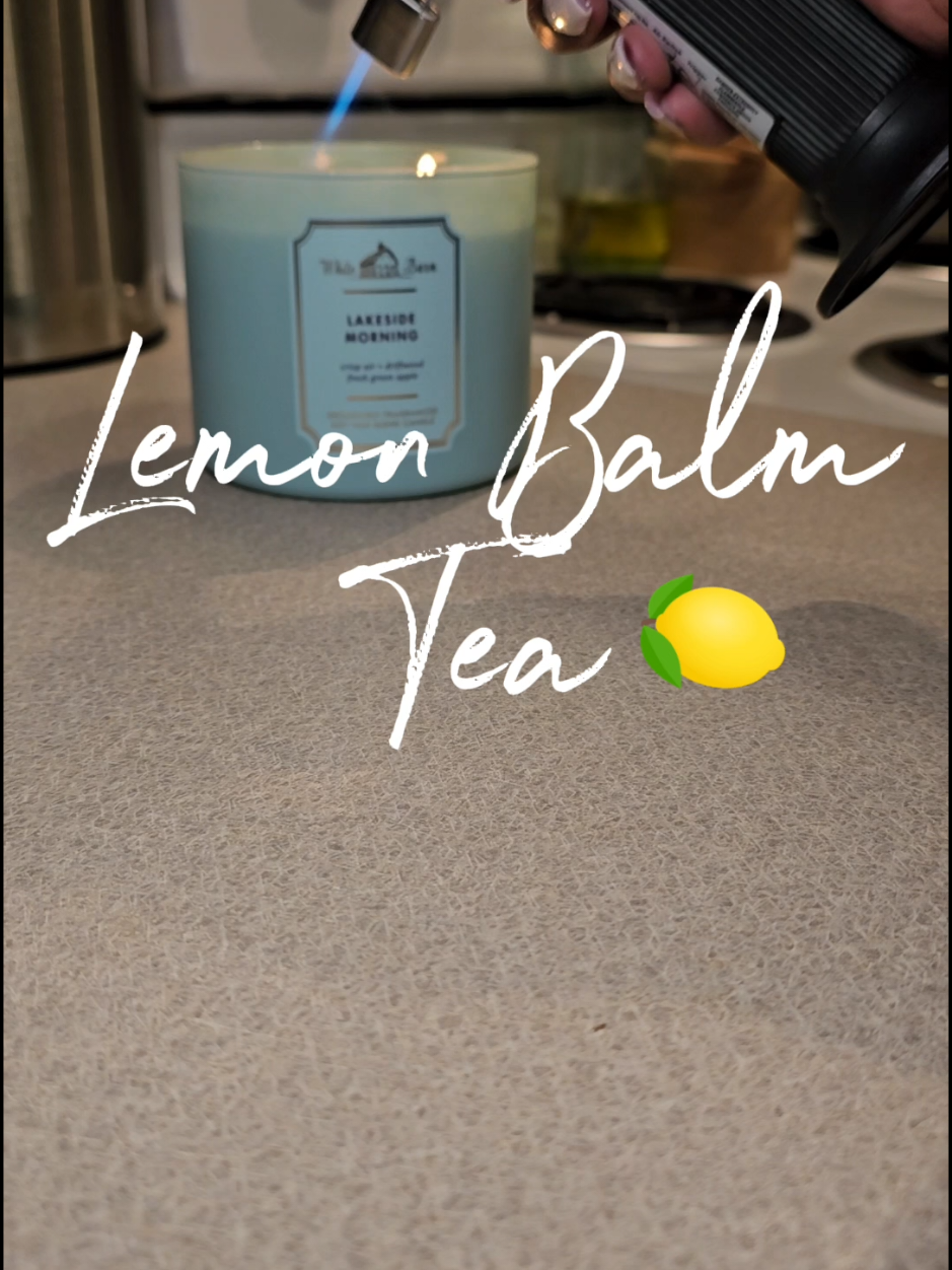 Let's start 2025 off right! This tea was so refreshing and delicious 😋  #tea #lemonbalm #naturalremedies #fyp #fypシ #viralvideo #healing #healthylifestyle #healthy #SelfCare #lemonbalmtea #tearecipe 