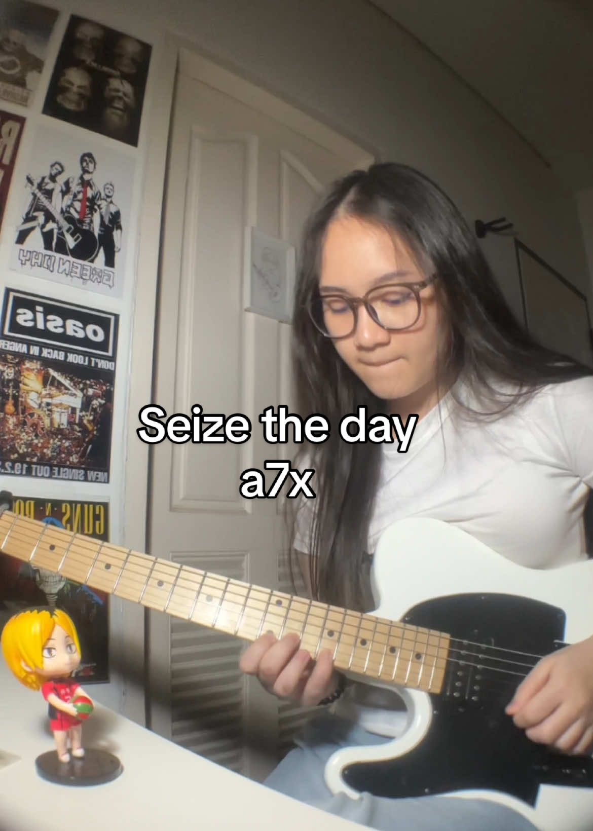 Seize the day w/ Century dark series telecaster <3  #avengedsevenfold #a7x #seizetheday #guitar #guitarsolo #century #centuryguitar #darkseries #telecaster #electricguitar #fyp #cover #fypシ #guitartok 