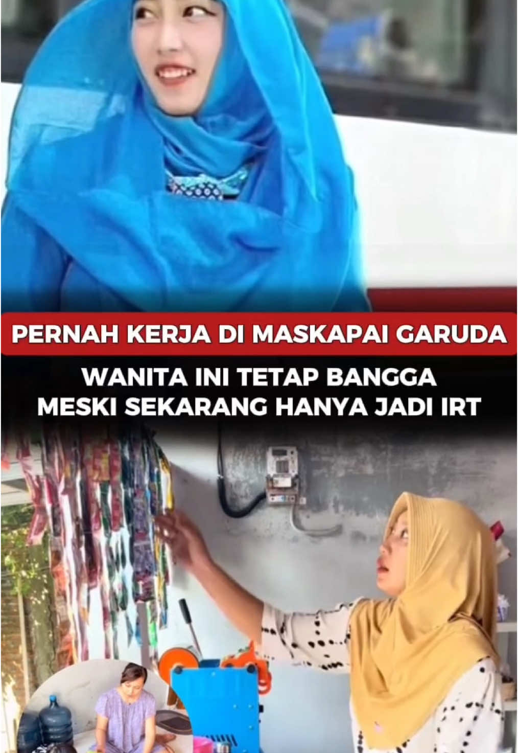 Pernah Kerja di Maskapai Garuda, Wanita Ini Tetap Bangga Meski Sekarang Hanya Jadi IRT👏🏻