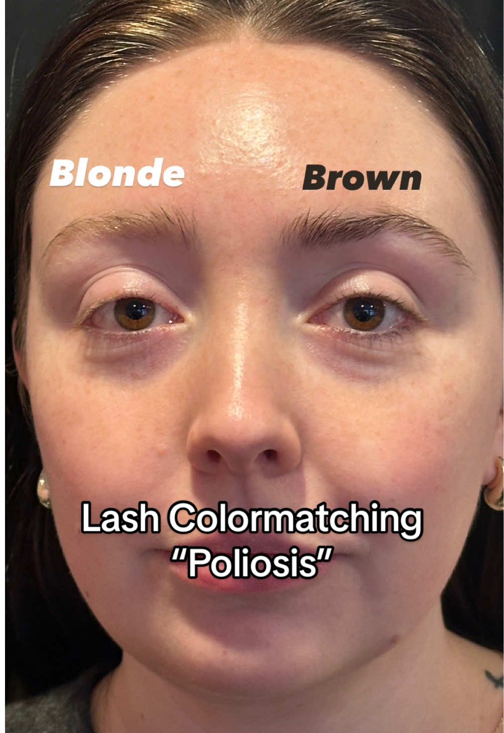 Replying to @Brittany Heichelbech I found another girlie with poliosis 🙌🏾 let’s  pick her look! #lashes #blondehair #blondelashes #brownlashes #deepseteyes #hoodedeyes #almondeyes #poliosis #lashtech #dmv  