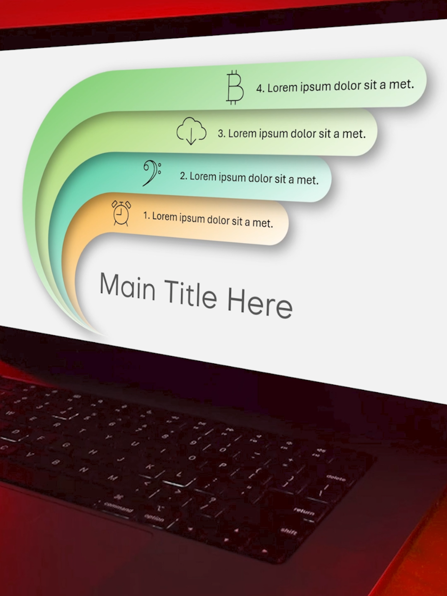 Design your infographic slides like professionals 💪 #powerpoint 