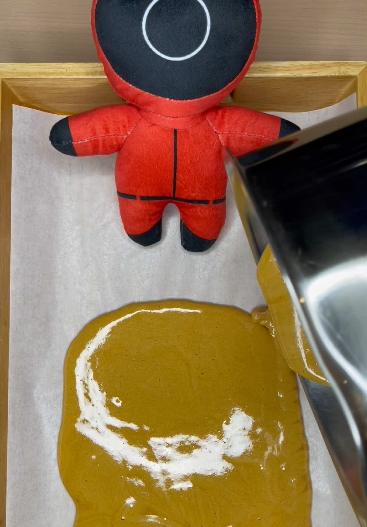 Making Squid Game Cookies 😵 #squidgame #cookies #asmr #baderalsafar #foryou #fyp #foryoupage #satisfying #mukbang #eating 