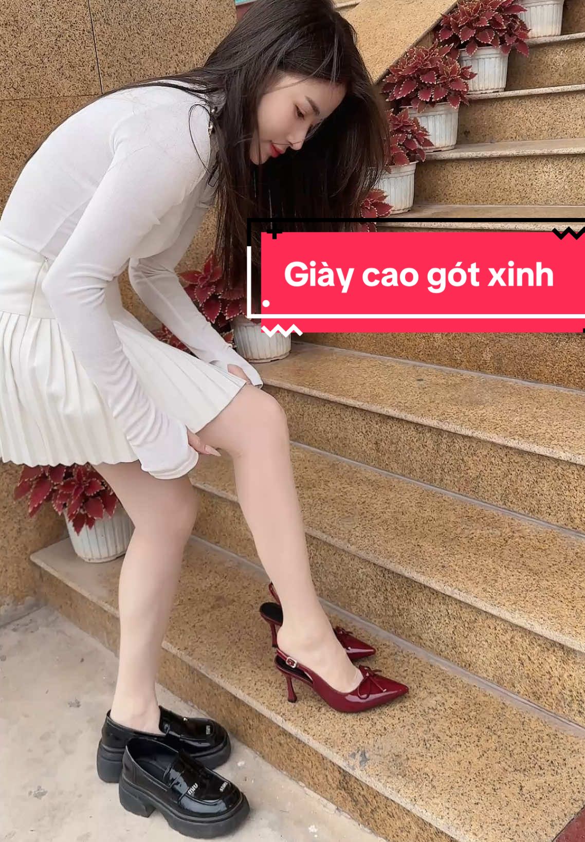 Giày cao gót xinh ơi là xinh luôn nè#giay #giaydep #giaycaogot #outfit #hottrend #tet 