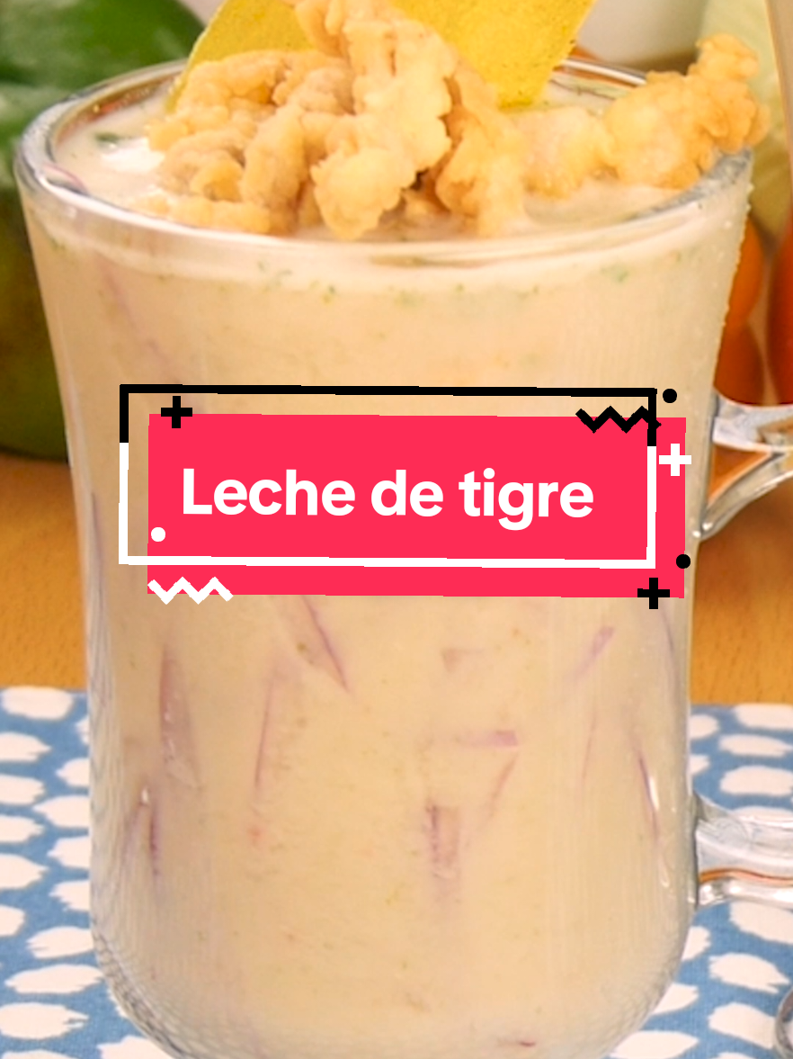 Una leche de tigre 🐯 es justo lo que necesitas este verano ☀️ ¡Deliciosa y revitalizante! 😋 #lechedetigre #lechedetigre🐯 #Receta #recetas #buenazo 