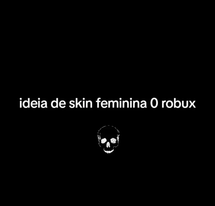 ideia de skin feminina 0 robux #skin #skin0robux #roblox #ideiasdeskin 