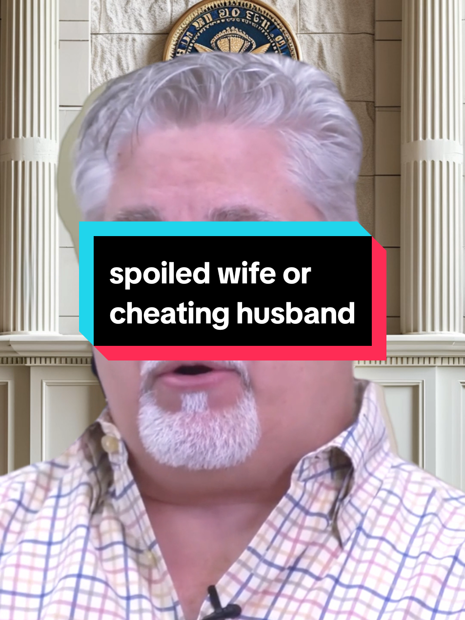 spoiled wife or  cheating husband? #judgevondab #fyp #judge 