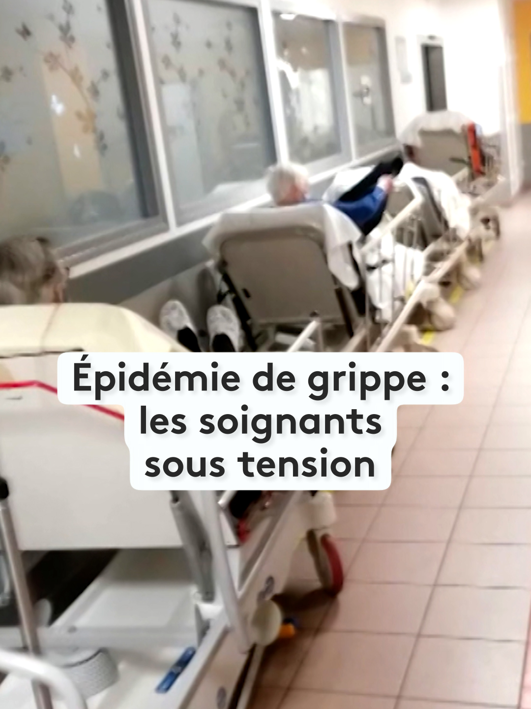 L'épidémie de #grippe met plusieurs hôpitaux sous tension #sinformersurtiktok