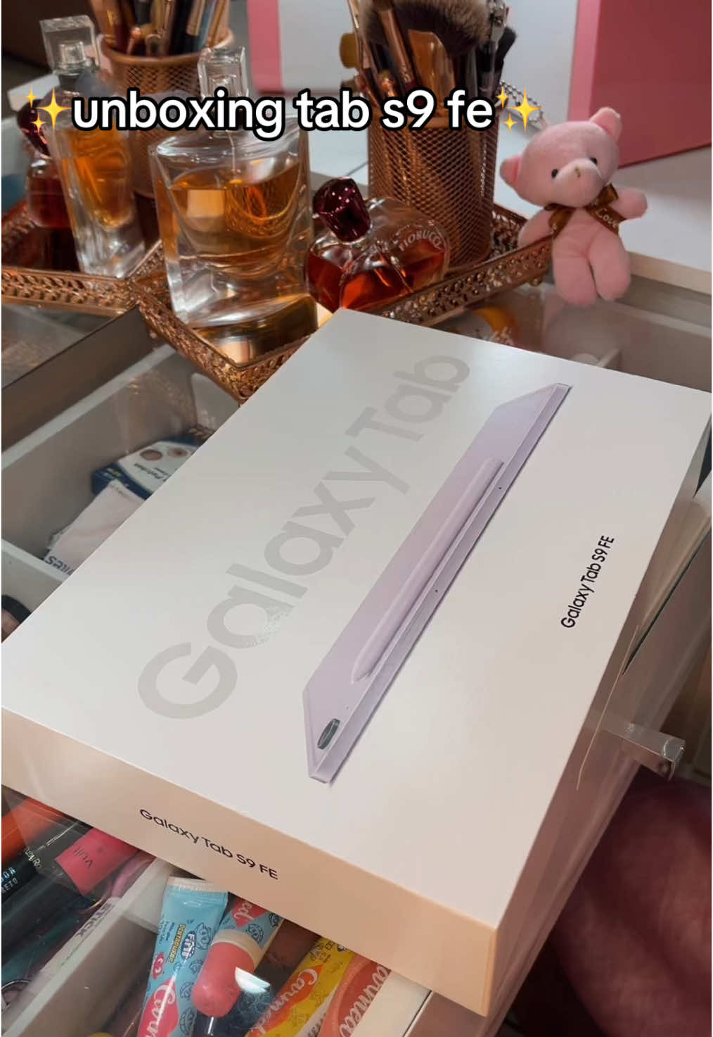 unboxing tab s9 fe samsung! 💜                                                                           #unbox #unboxing #unboxingvideo #unboxingasmr #tablet #samsung #satisfyingvideo #tabs9fe #