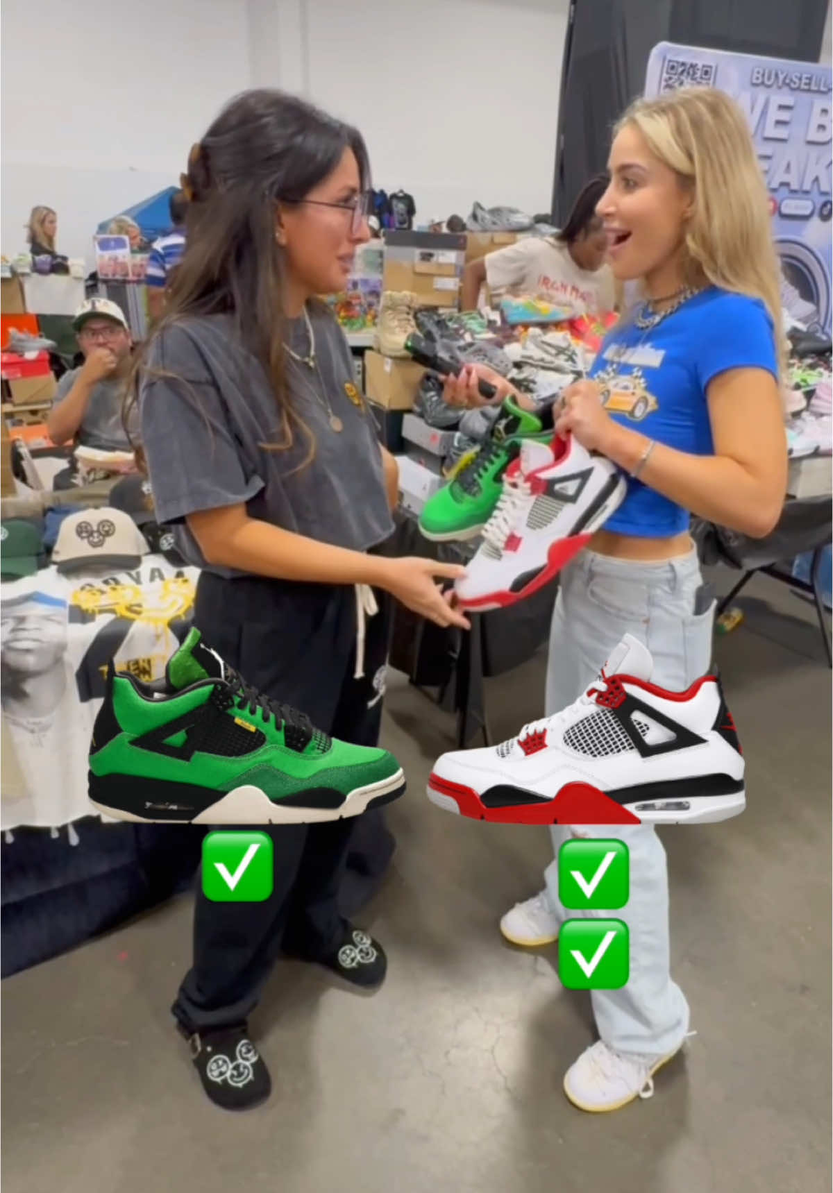 Would you rather wear $25,000 or $200 Jordan 4’s?? 🤔   #sneakers #fyp 
