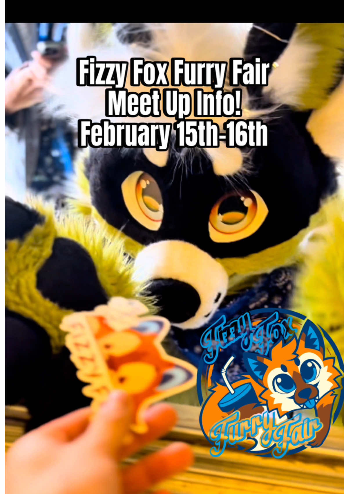 Info on the next @Fizzy Fox Soda Shop meet up! Hope to see you there! 😸 #fizzyfox #furry #fursuit #furryfandom #furrytiktok @CorgiBeans @Knittin' Kitten Fashion 