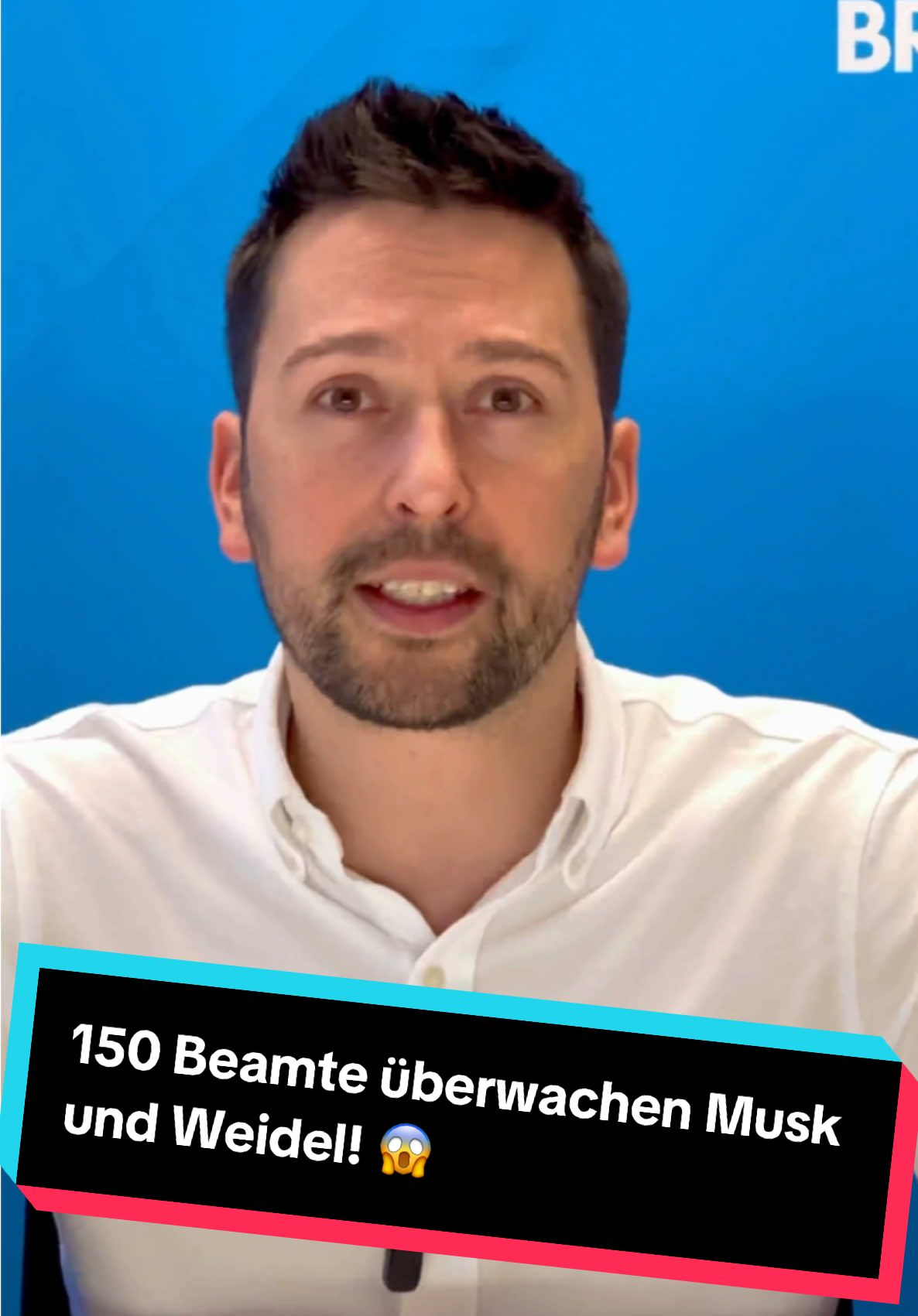 Unfassbar! 150 Beamte der #EU überwachen heute den Livetalk zwischen Elon #Musk und Alice #Weidel. 😱