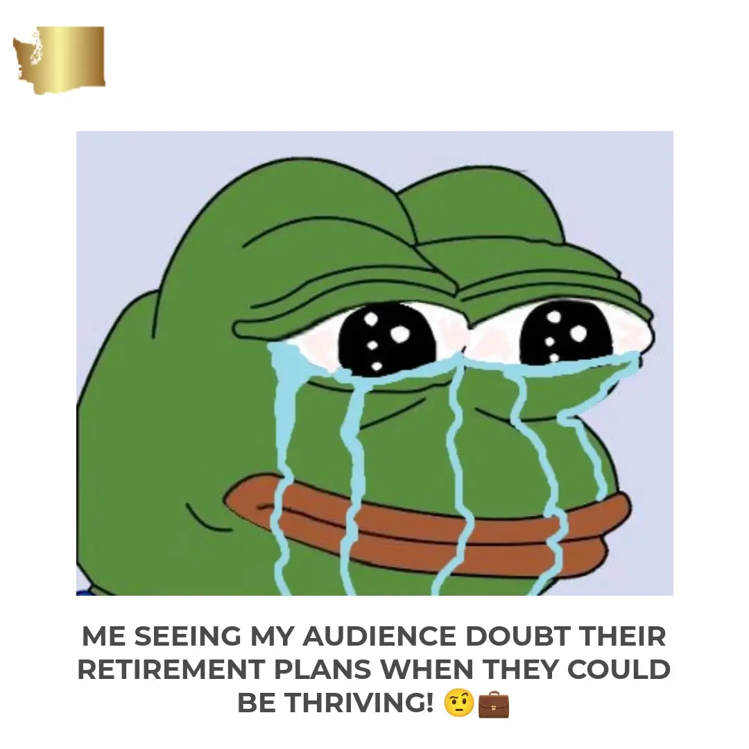 Are you really capable of taking control of your retirement investments? 🤔 It's easy to doubt yourself when faced with confusing rules and conflicting advice. But remember, everyone feels uncertain sometimes—it's human nature! 💼 Washington state employees, let's work together to reduce lifetime taxes and achieve early retirement. 🌟 Download Our 403b Transfer Checklist at watrspers.com and start your journey. Share if you're ready to embrace financial empowerment! 💪 #RetireSmart #WashingtonState #washingtonretirement #washingtonteachers