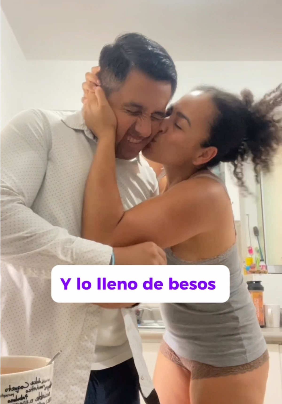 Cómo enviar feliz al esposo al trabajo 😅🤭 @Rey Quiroz Santillan 