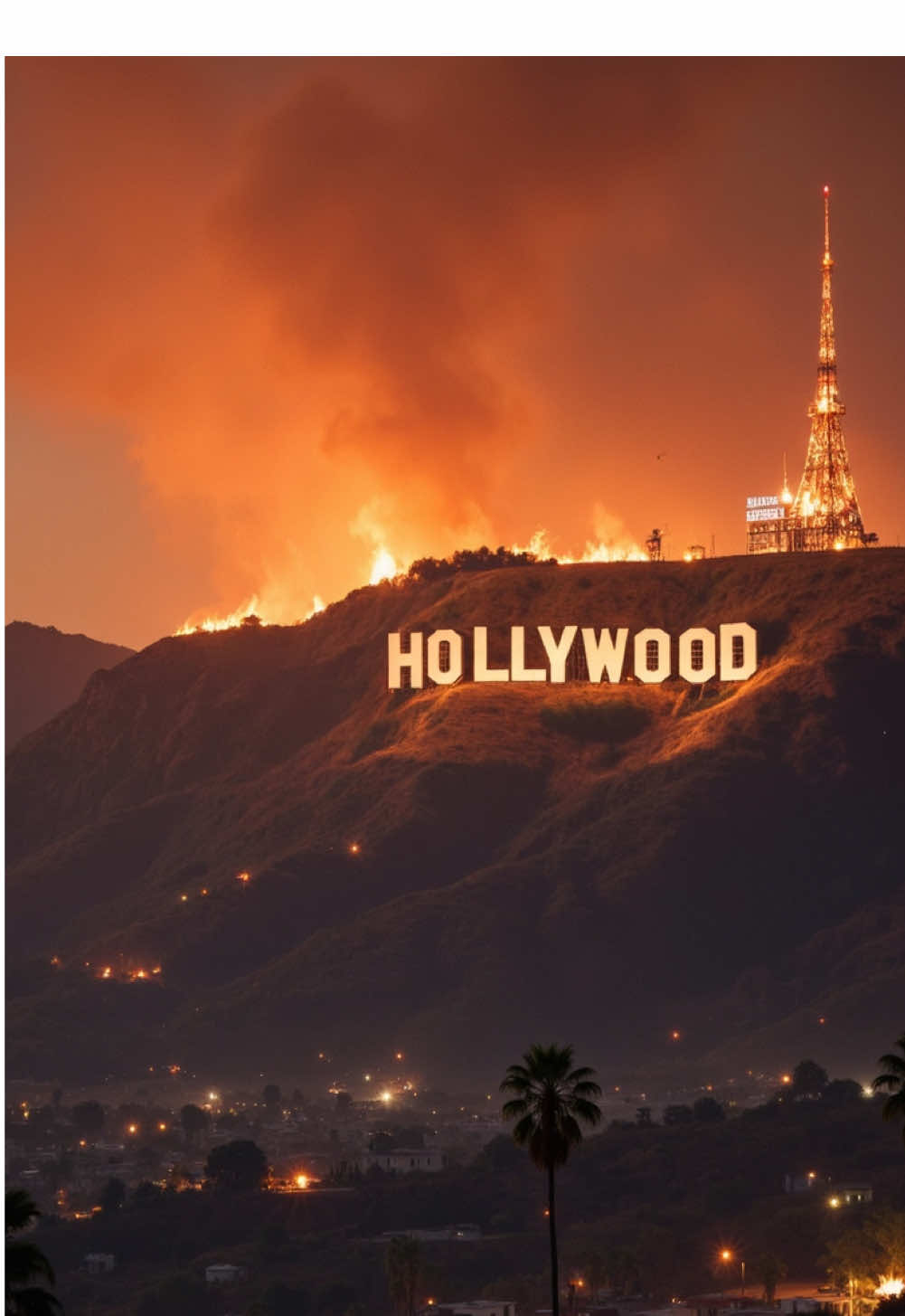 Our hearts ache for LA 💔🔥 Another devastating chapter for Los Angeles as wildfires rage on. Nature, homes, and dreams are being destroyed. Sending strength and love to everyone affected. Stay safe. 🙏 #LAWildfires #PrayForLA #StaySafe #WildfireSeason #ClimateCrisis #DisasterRelief #LosAngeles #TogetherStrong