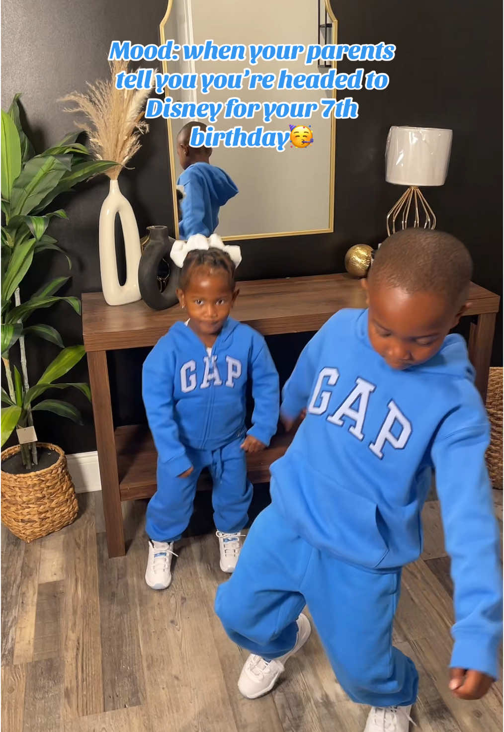 Excited would be an understatement☺️💙 @gap #kidsoftiktok #kidsfashion #toddlerfashion