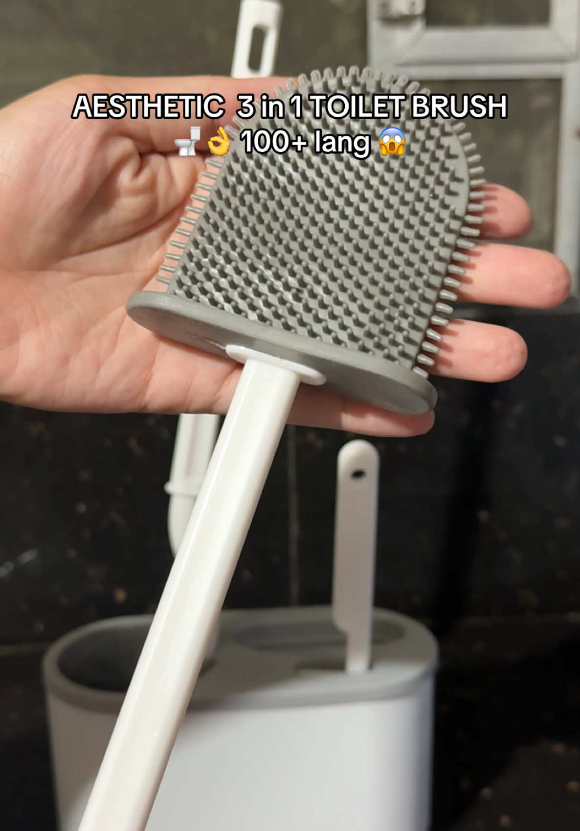 2025 na palitan mo na yang toilet brush mo netong aesthetic na 3 in 1 brush 👌 #toiletbrush #bathroomcleaner #toiletclean 