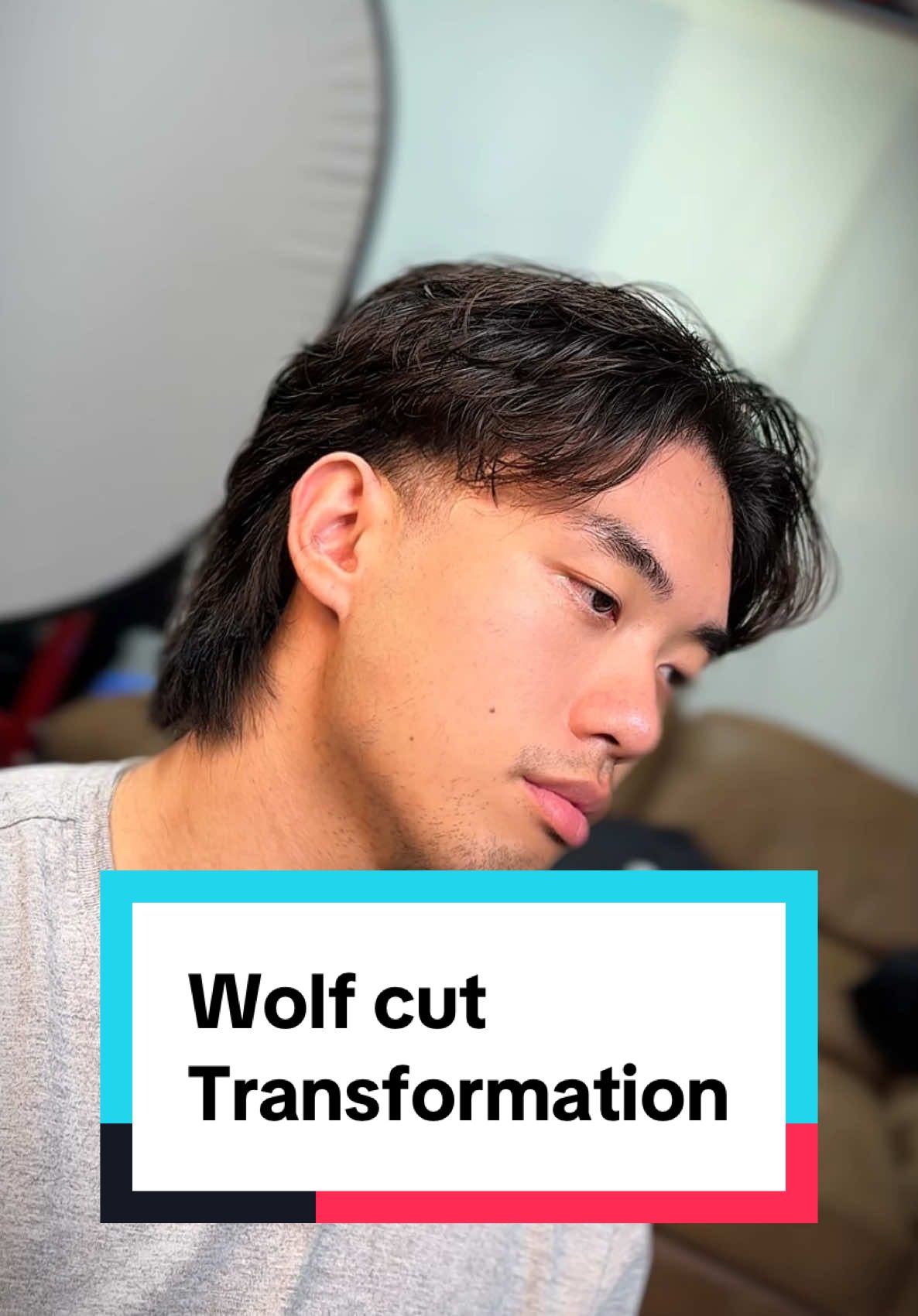 Wolf cut haircut transformation He hasn’t cut his hair in over 3 months and desperately needed a haircut. He has trouble seeing and needed to get cleaned up. He asked for a wolf cut and to maintain the length. Did I save him? If you’re in Seattle, click that link in my bio to book with me! #asianbarber #seattlebarber #wolfcut #asianhair #haircut #taperfade 