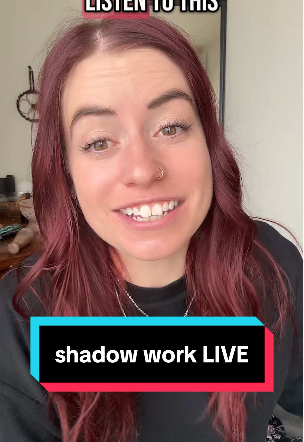 Going live today 🕯️ your shadow is not scary, it’s just more of you, hop on and I’ll show you.  #creatorsearchinsights #shadowwork #shadowworkjournal #witchcraft #beginnerwitchtips 