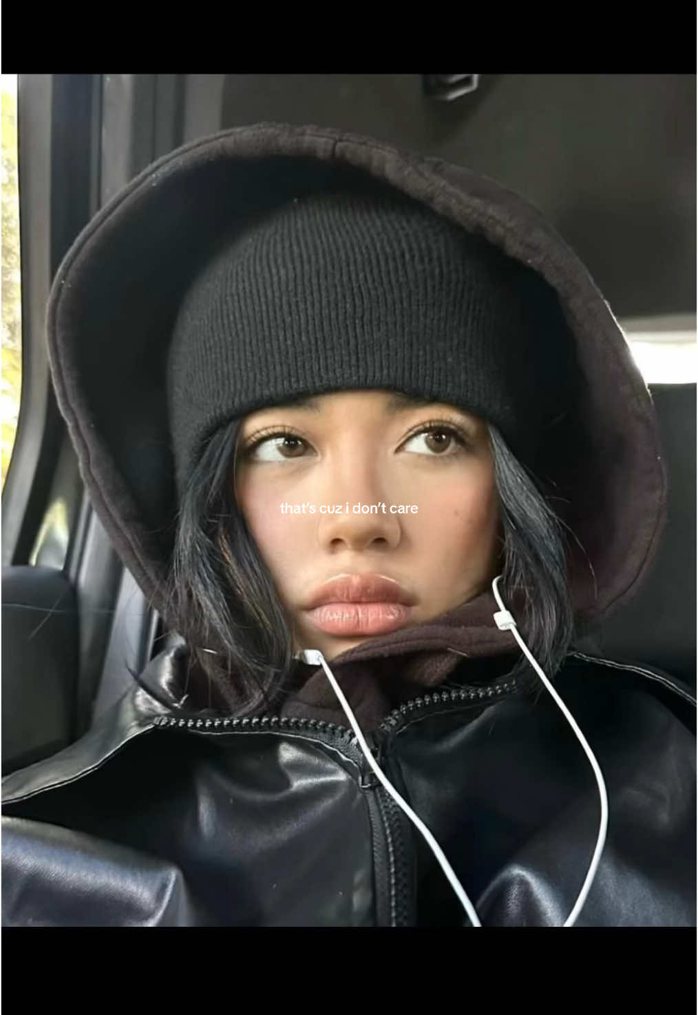 i act like i don’t care, that’s cuz i don’t care 🌬️ #fyp #pinterest #coolgirl #yolo #streetwear #coolgirlaesthetic #streetwearstyle #grillz 
