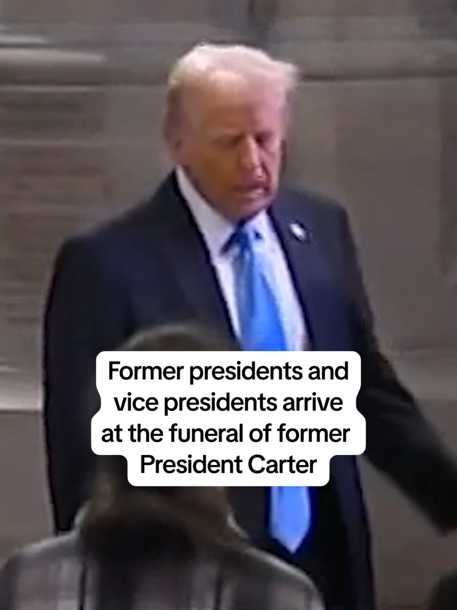 President-elect #Trump joins former Presidents #Bush, #Clinton and #Obama at the state funeral of former President Jimmy #Carter.