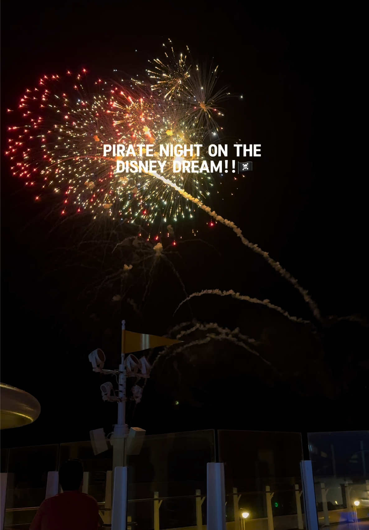 Ahoy, mates! It’s Pirate Night! 🏴‍☠️ This is one of the best nights aboard Disney Cruises, where you can dress up as a swashbuckling pirate and enjoy stunning fireworks at sea! 🥳🎆   What’s your favorite Pirate Night Activity?👀👇🏼 #disney #disneycruise #disneycruiseline #disneycruiseship #disneycruiselife #dcl #cruise #cruiseship #cruisetok #cruiselife #cruisetips #dcl #disneycruisefood #piratenight #piratenightdisneycruise #fireworks #fireworksatsea 