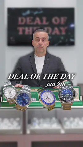 LAST DEAL OF THE WEEK🫵🏻 __________________ Rolex Oyster Perpetual | 34mm 💰$4500 Rolex Datejust  💰$6800 Rolex Deepsea Sea-Dweller  💰$12,600 Rolex Yachtmaster II 💰$19,500 Call or text this number (786-393-4233) for wire information OR visit our website www.gluxejewelers.com search bar Deal of the Day! • • • #gluxejewelers #miami #dealoftheday #selling  #watches #bestdealsintown #2025 #yachtmaster #rlx #datejust41 #buyingandselling #highendwatches #dealhunter 