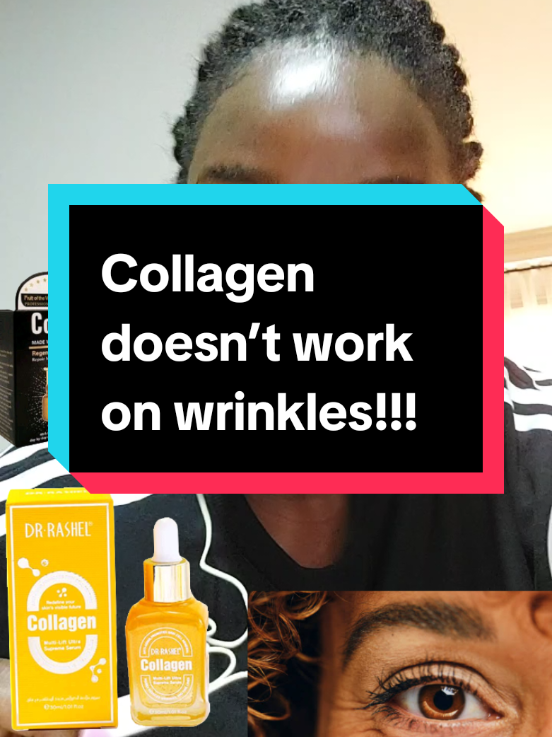 Replying to @user9432816284888 Collagen doesn't work on wrinkles!! It's too big of a molecule to penetrate the stratum corneum.   #givenshakira #skincareugccreator #collagen #collagenforwrinkles #skincaretips  ##skincareuganda 