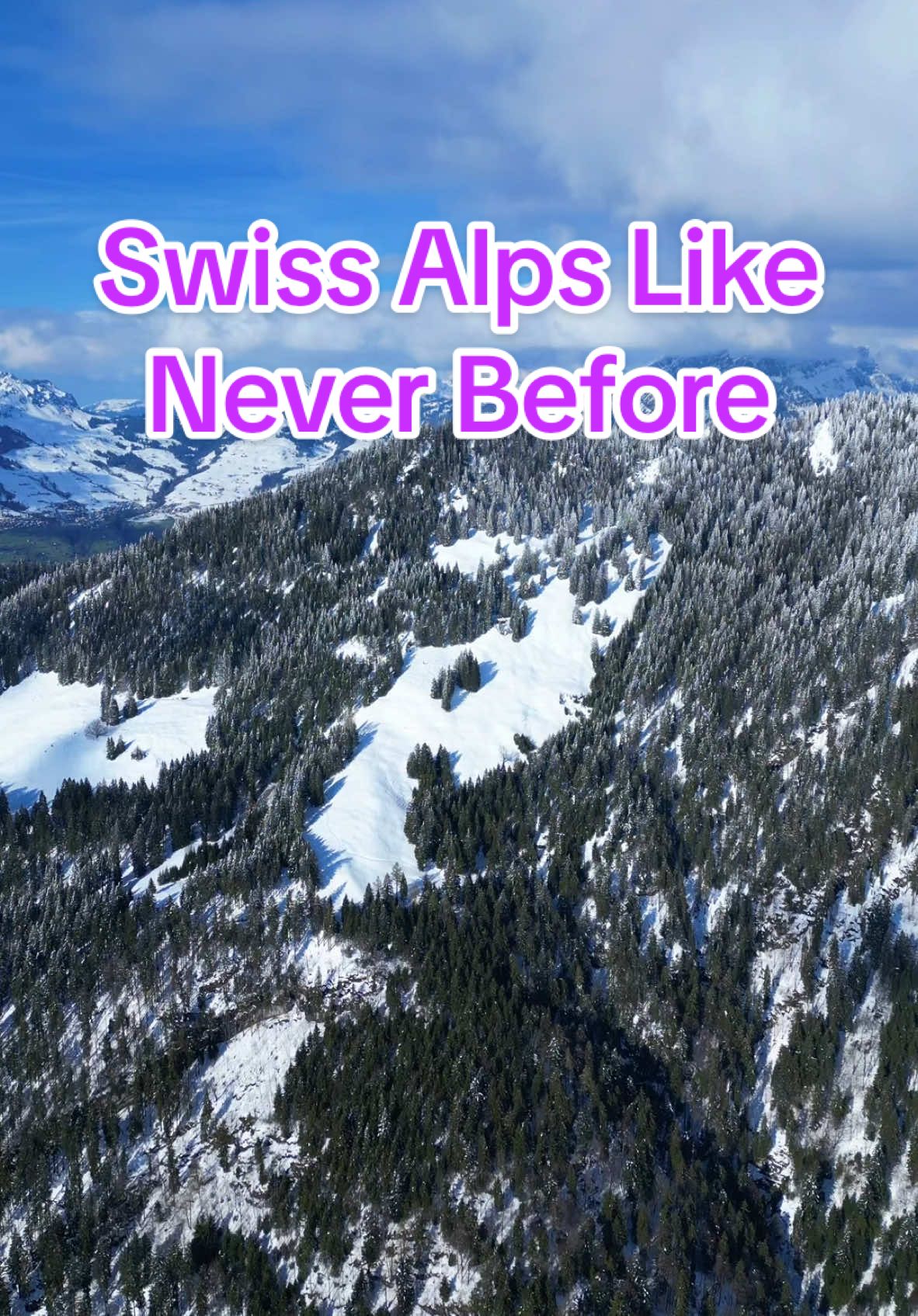 Discover the magical snow-covered mountains and sparkling Walensee from Amden. Pure serenity! #SwissMagic #WalenseeViews #ChurfirstenBeauty #SnowyPeaks #NatureHeals