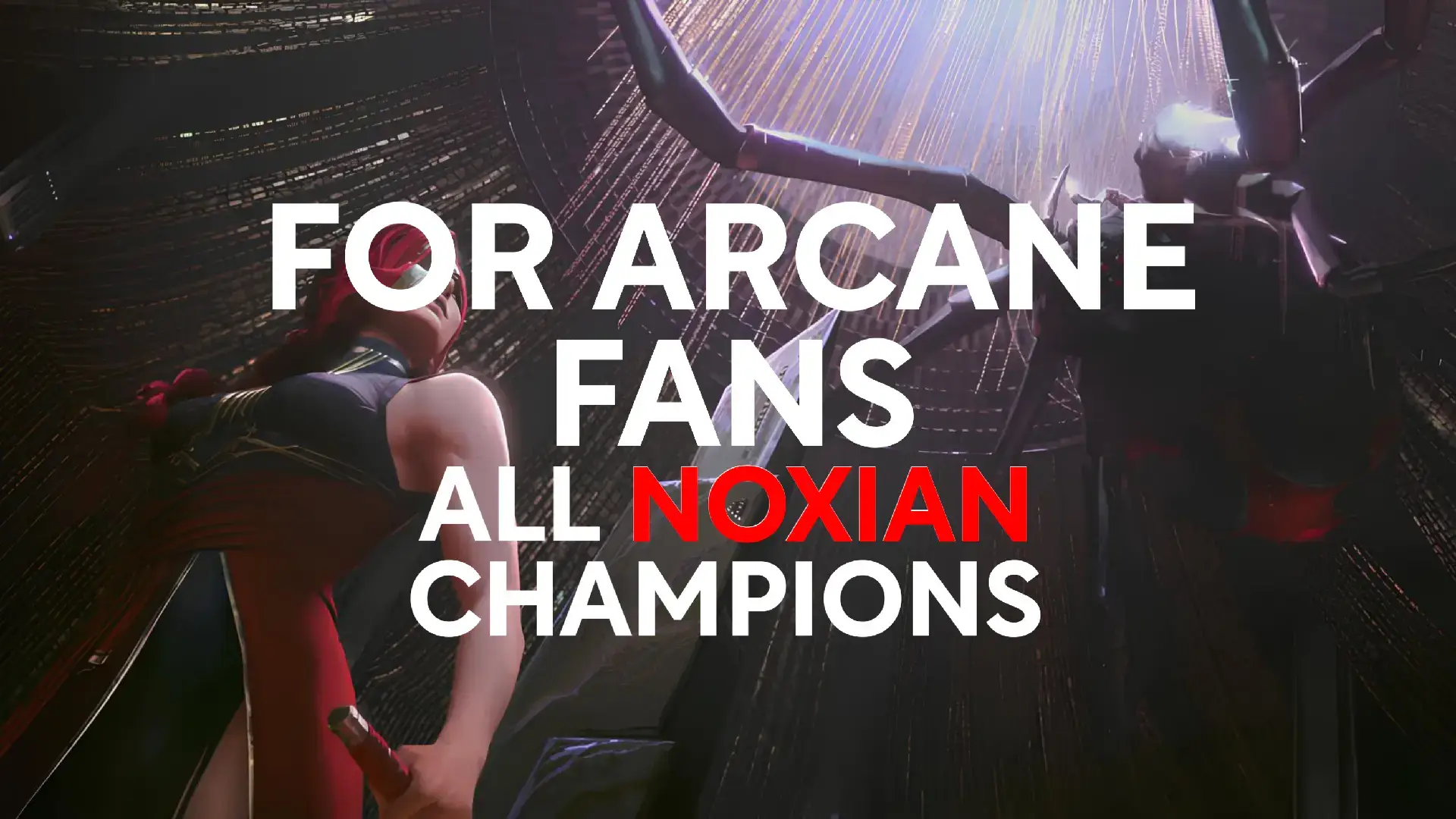 All Noxian Champions | #arcane #noxus #katarina #elise #lol #leagueoflegends #league #lore #welcometonoxus #cinematic #arcaneleagueoflegends  #mel 