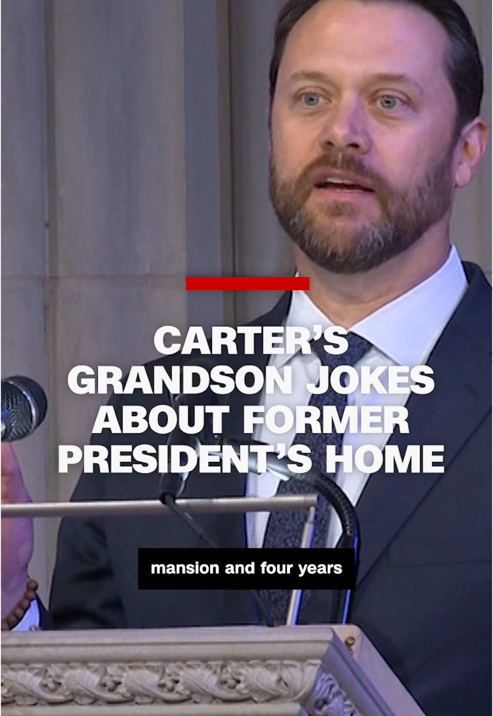 During the funeral of former President Jimmy Carter, his grandson, Jason, shared stories about the Carter family home in Plains, Georgia, and joked about his grandparents’ “Depression-era roots.”