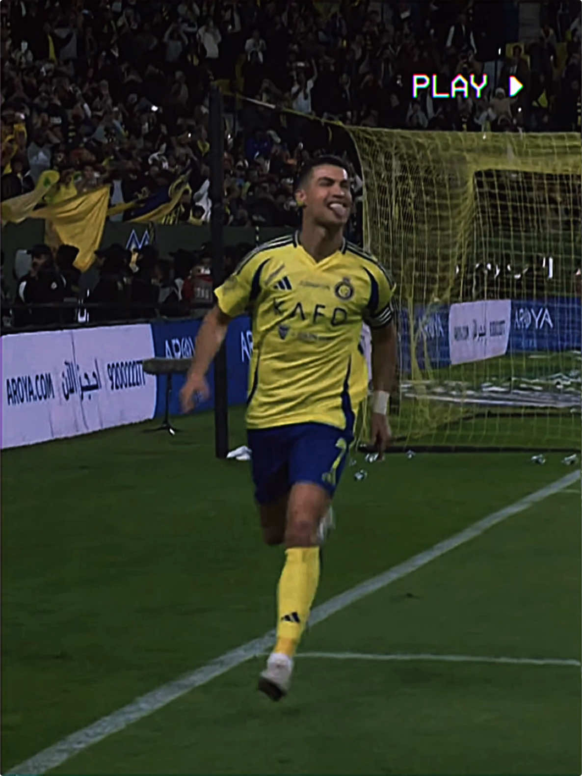 Ronaldo first goal in 2025 😍 // #fyp #foryoupage #ronaldo #football #today #alnassr 