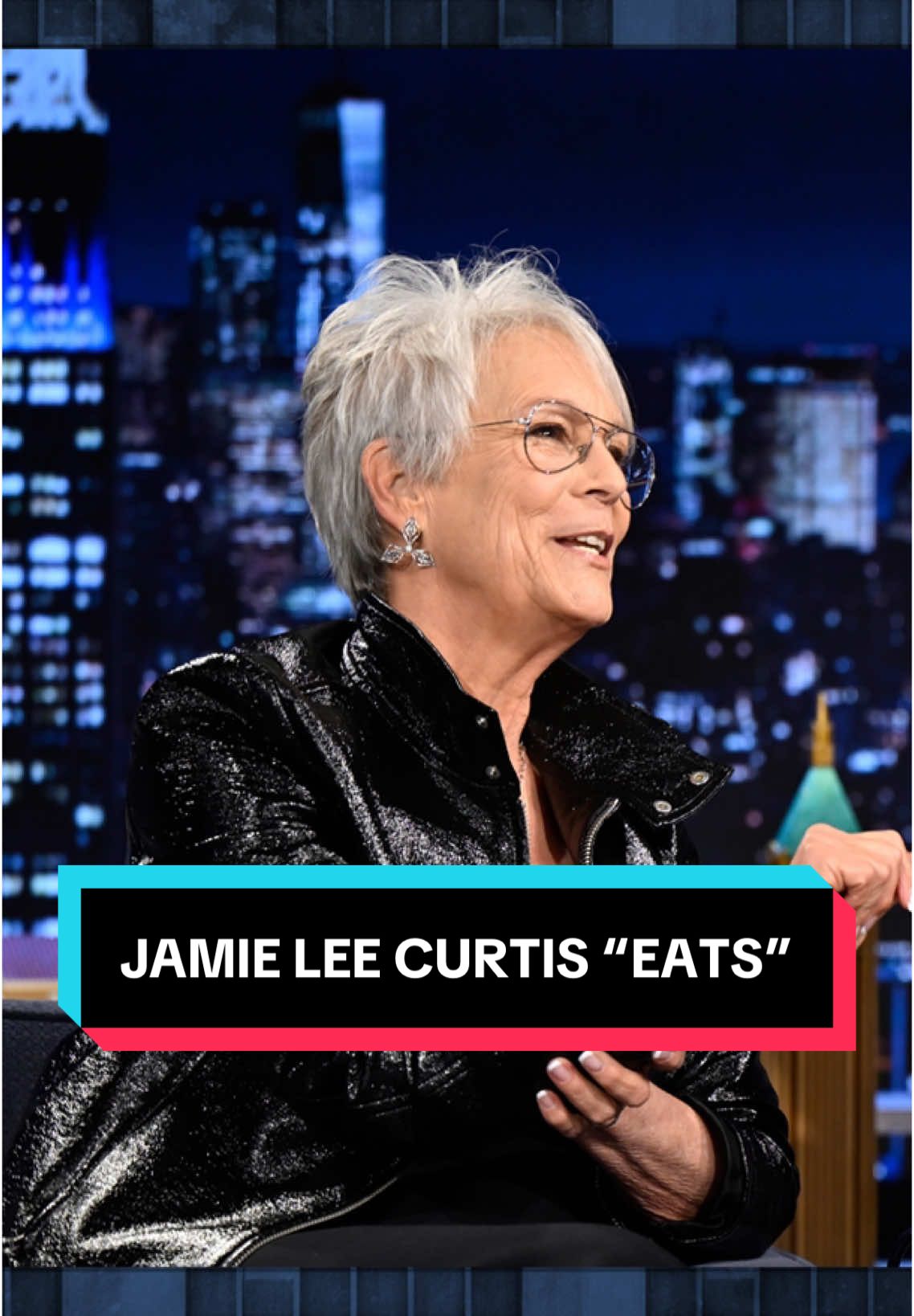 @jamieleecurtis “eats”! 🤣 #FallonTonight #TonightShow #JamieLeeCurtis #JimmyFallon 