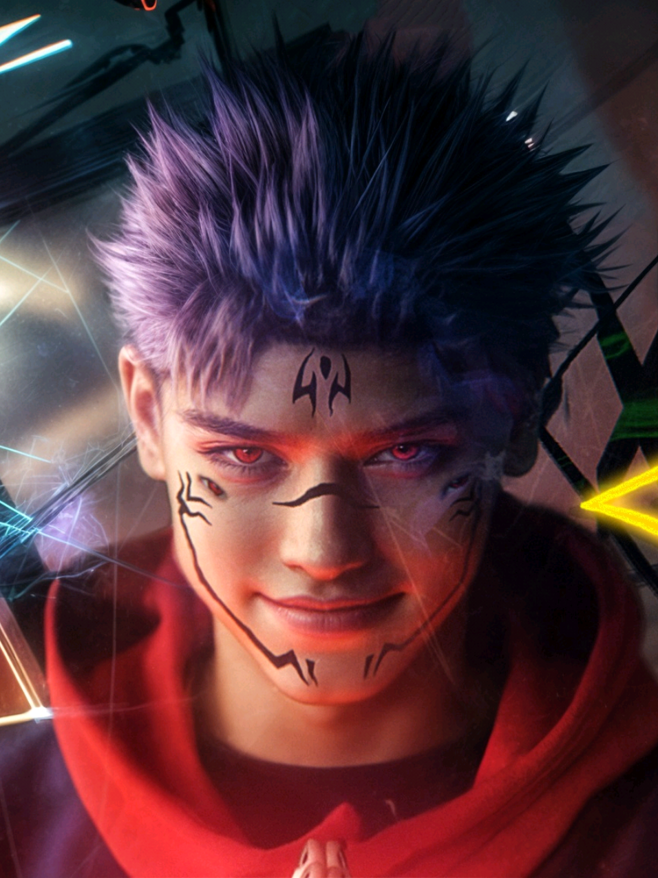 15 jours de montage pour créer cette transformation  Dans cette vidéo, j’ai décidé de reproduire quelques scènes de Sukuna contre Mahoraga de l’animé Jujutsu Kaisen #manga #jujutsukaisen #sukuna #pourtoi 