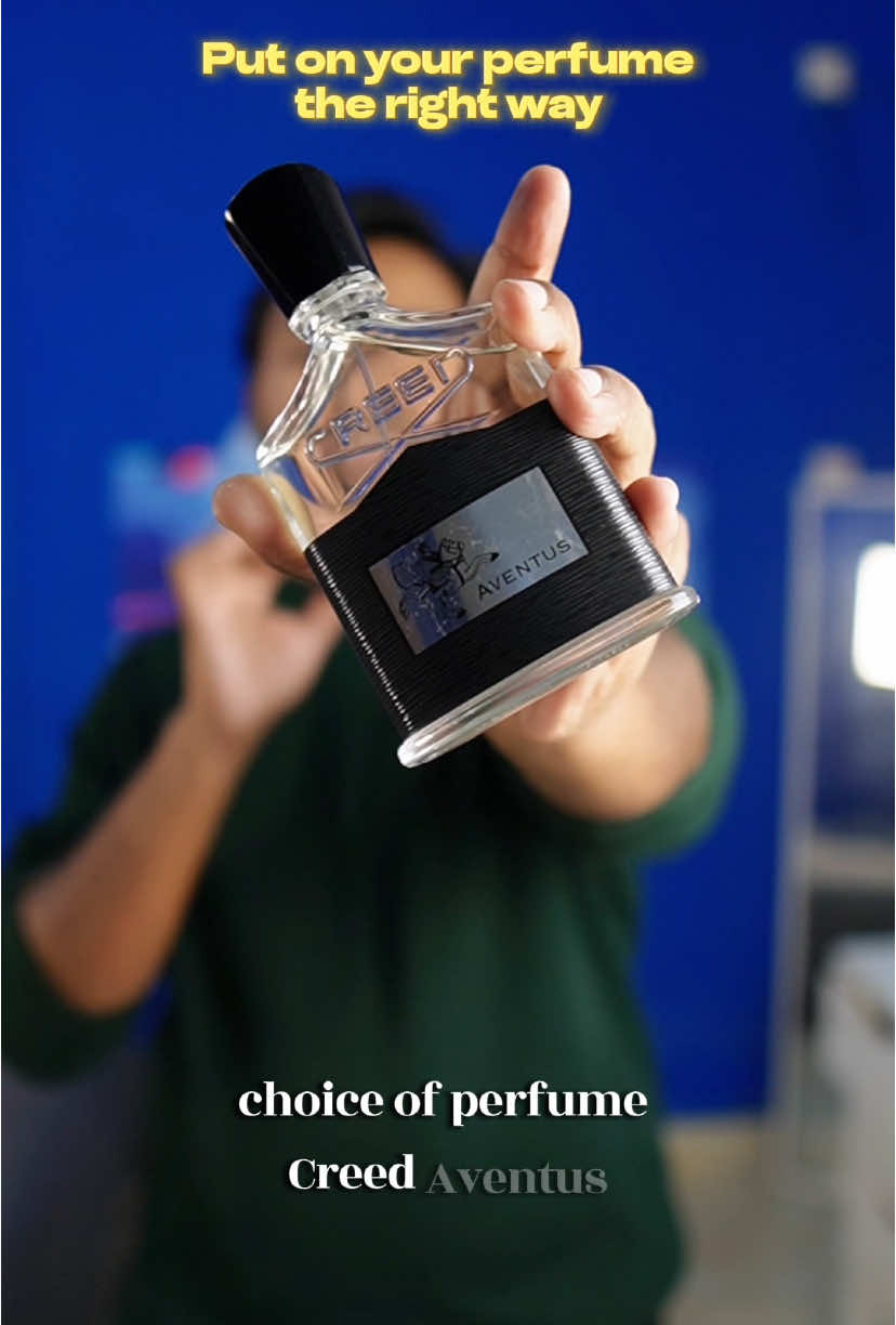 Put on your perfume the right way  #nazibninad #perfume #fragrance #creed  