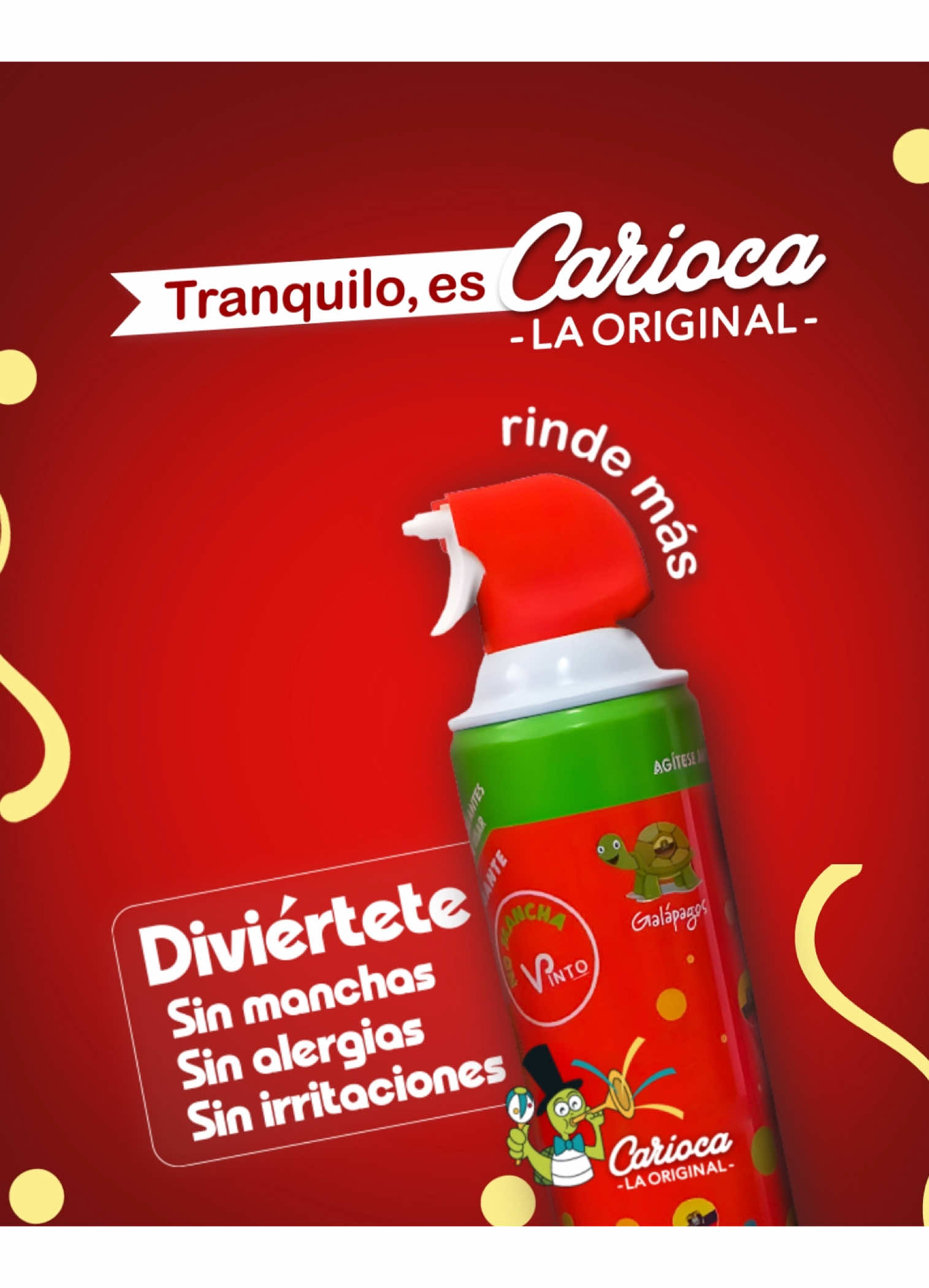 Tu Carnaval seguro con Carioca La Original!!