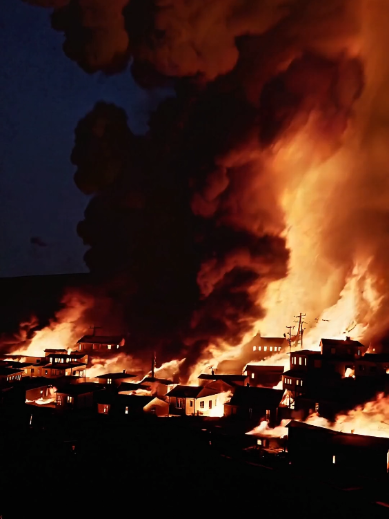 Los Angeles under the wildfire #losangeles #fire #wildfire #pray #us 