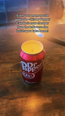 The Candle does smell like Dr Pepper too! 🔥🔥 #candlesoftiktok #vineyardcandles #drpepperlover #candletok #tiktokshop #tiktokmademebuyit 
