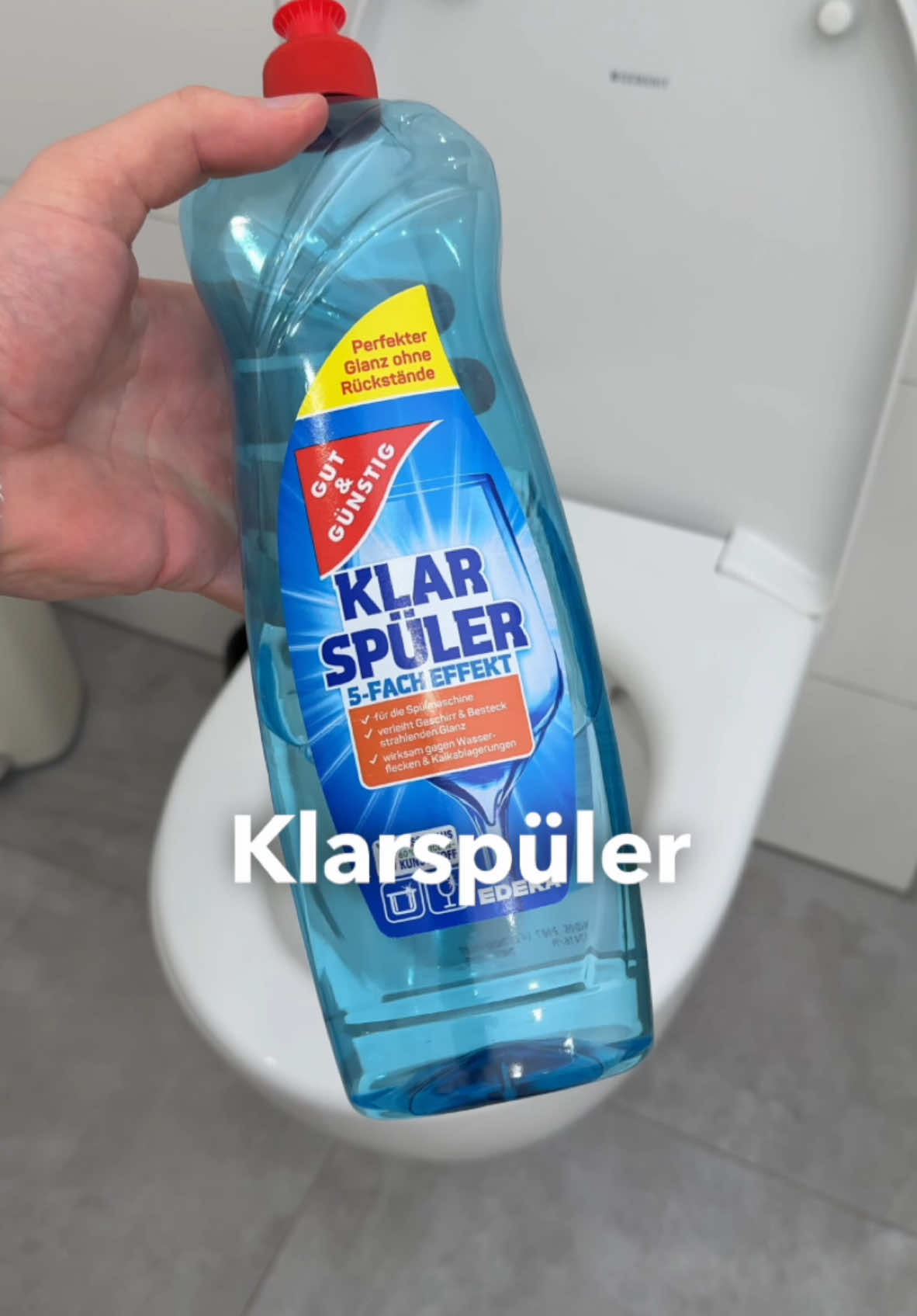 Toilette glänzt🤯😉 #tipps #tricks #lifehacks #bad #badezimmer 