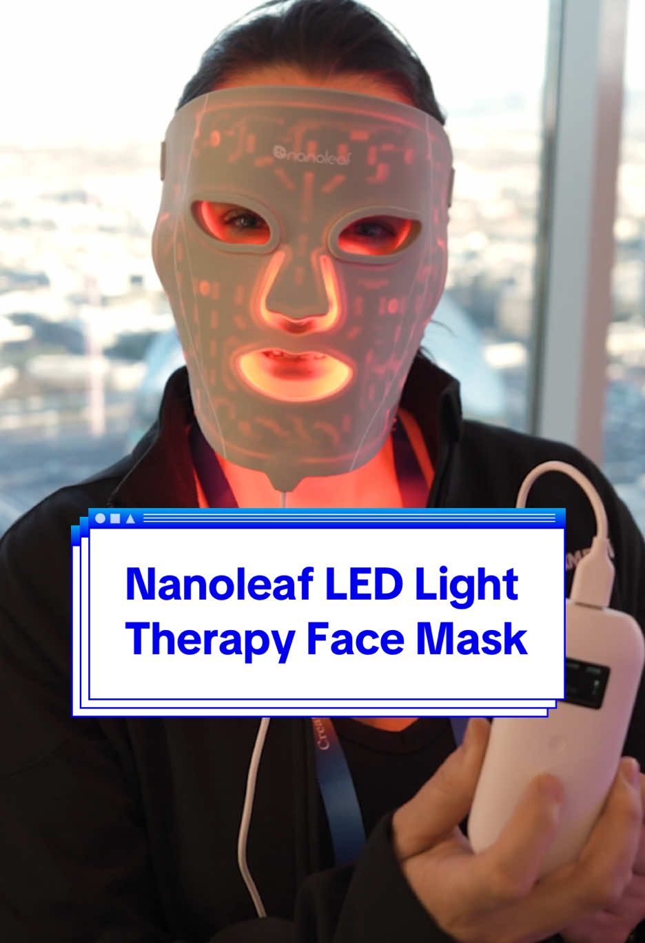 Nanoleaf is best known for their colorful smart homes lighting, but now they’re branching into the beauty market with the Nanoleaf LED Light Therapy Face Mask. #nanoleaf #lighttherapy #skincare #techtok #ces 