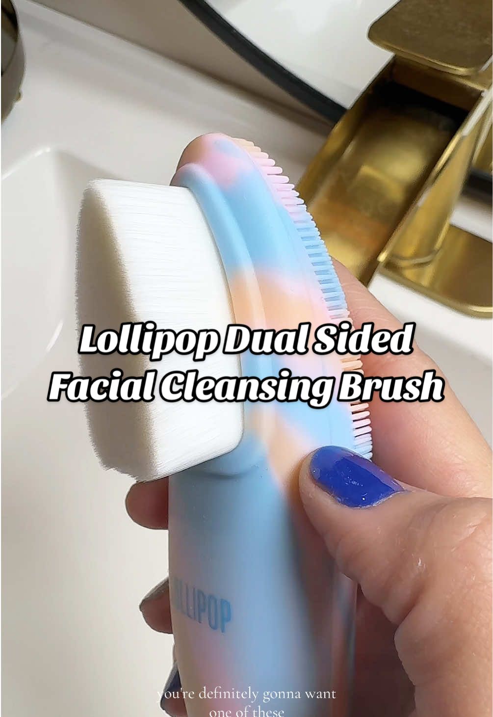 Want to feel pampered while washing your face? Grab this lollipop Facial Brush @LOLLIPOP BRUSHES  #lollipopcosmetics #cleansingbrush #cleansing #skincare #skincareroutine #glowingskin #pampering #newyearnewme #tiktokmademebuyit #spotlightfinds