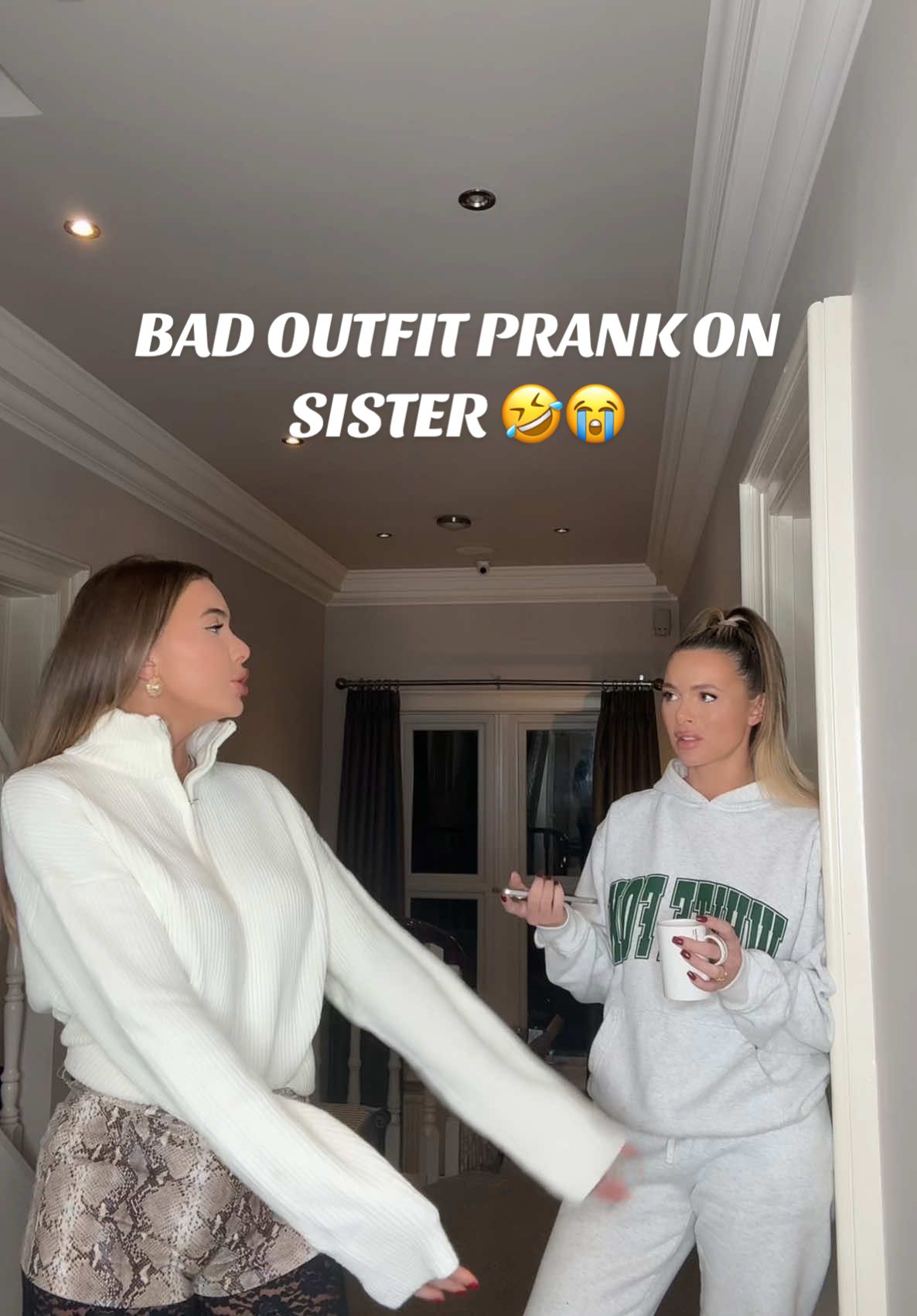 FASHIONISTA killed me off 😂😂 but for real love the end looks all @White Fox Boutique use code ODOLLSXWF for discount #prank #sister #sisterprank 