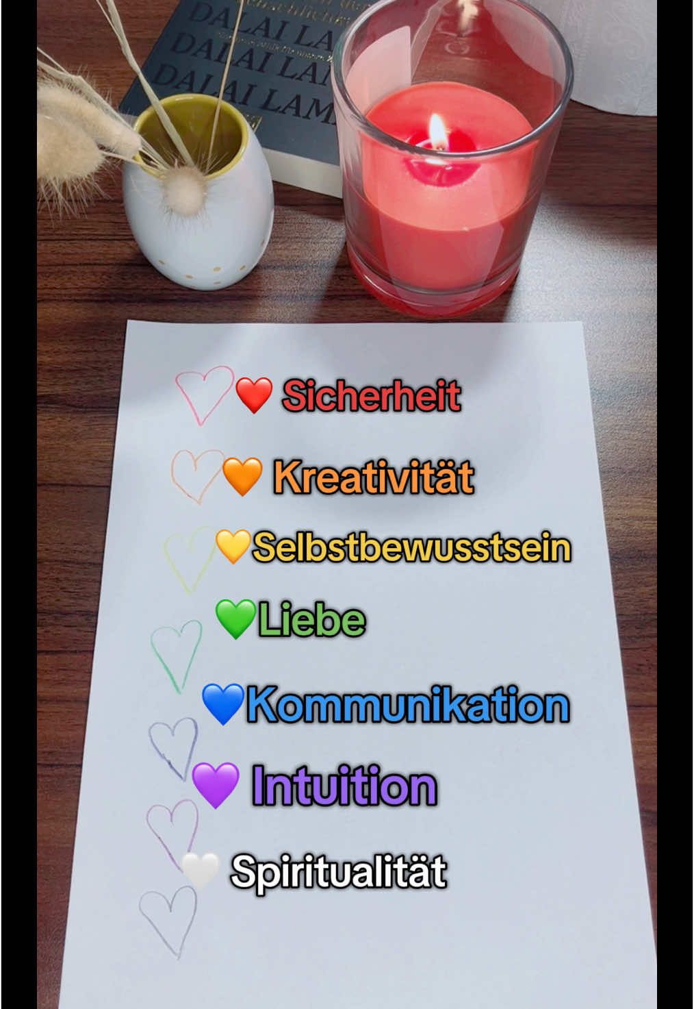 Ich schicke dir: ❤️ 🧡 💛 💚💙 💜  #sale #spirituality #geschenke 