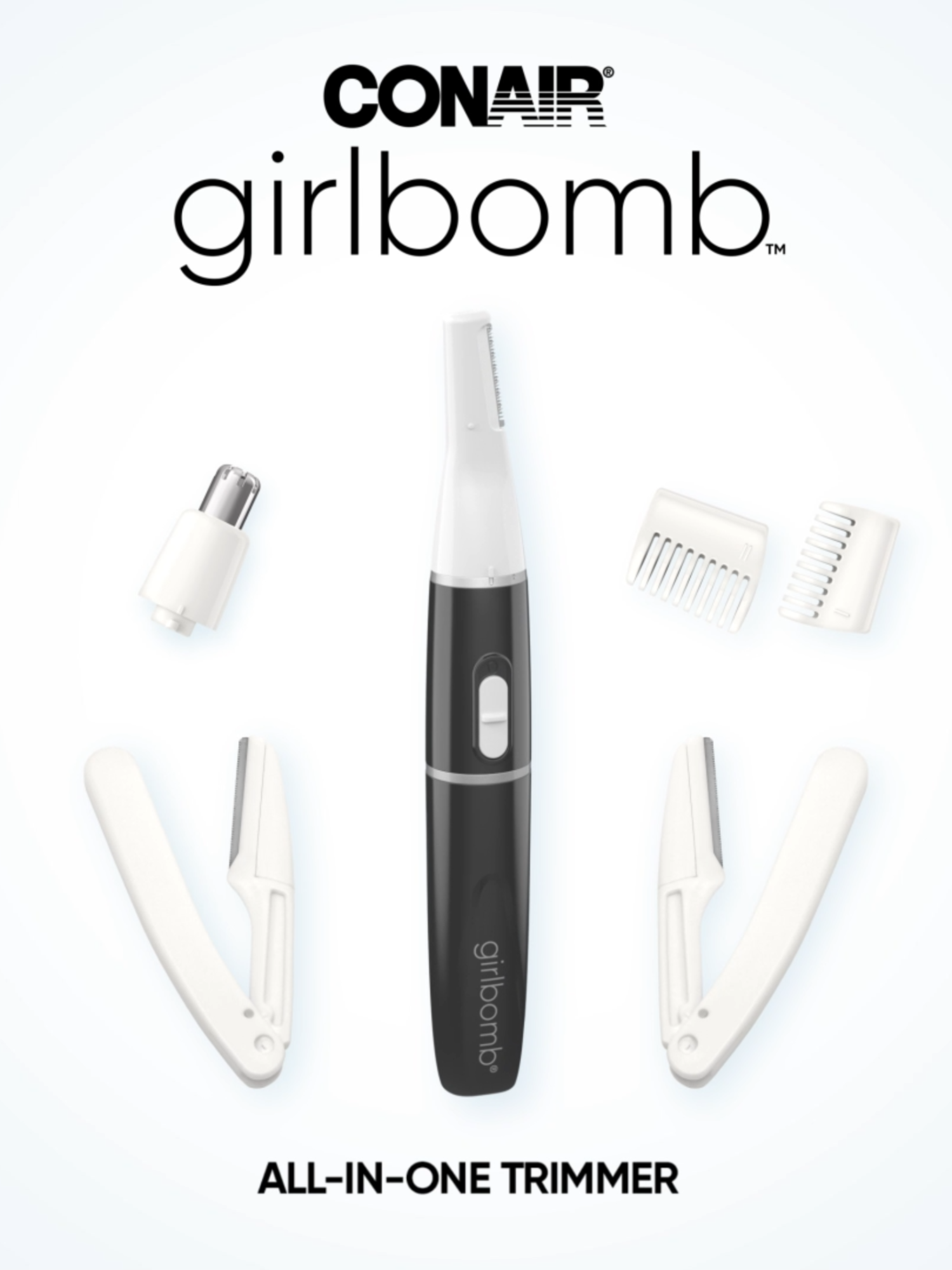 Perfect  for exfoliating and removing peach fuzz, this easy-to-use tool helps you   reveal a more radiant complexion in minutes! Shop Girlbomb Facial Trimmer today @amazon  Shop Here - https://www.amazon.com/Conair-GIRLBOMB-Facial-Trimmer-Women/dp/B0DGZ98Q67?ref_=ast_sto_dp&th=1&psc=1  #ladiesgroomingkit #girlbombsquad #conair #hairremoval #facialhair