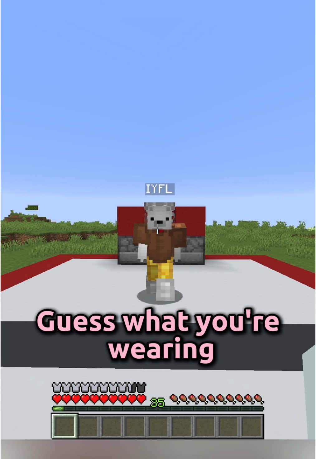 Minecraft Guess What You’re Wearing 4 #minecraftmemes #Minecraft #minecraftfunny #minecrafter #gaming #fyp #minecraftchallenge #minecraftbut #minecrafttipsandtricks #minecraftdidyouknow @iyfl 