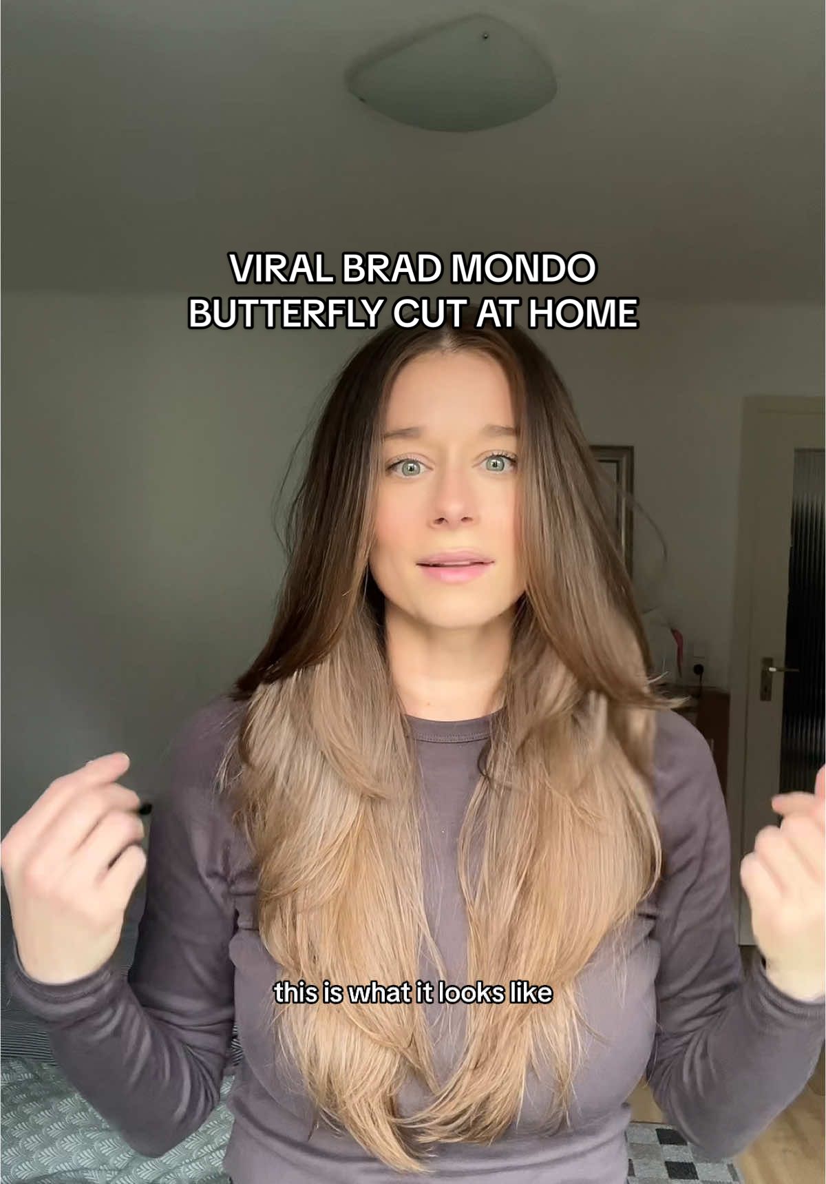 Replying to @Moonboob Full Brad Mondo Butterfly cut with results. Not the best one I’ve done. I think I need to take off more from the back section #bradmondobutterflyhaircut #haircut #diyhaircut #athomehaircut #haircut #bradmondohaircut #hairtutorial 