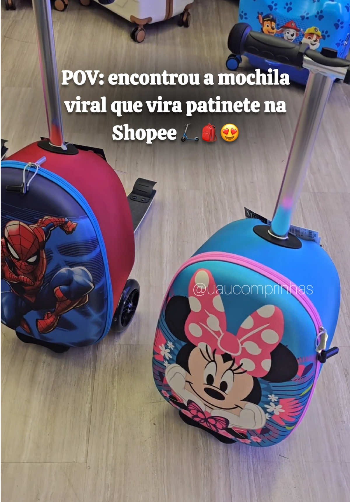 Mochila patinete 🛴😍 ID: BZC-FMA-KTA #compras #comprasshopee #comprinhas #shopee #shopee #videoviral #fyp #fyyyyyyyyyyyyyyyy #fouryou #viral_video #fyy #patinete #escola #mochila 