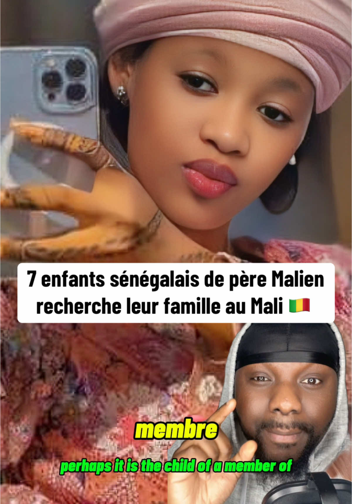 Nous parlons d'une jeune femme nommée Mouna Keïta qui est à la recherche de sa famille paternelle au Mali. Son père, Moriba Keïta, est malheureusement décédé en 2019 sans lui avoir jamais parlé de sa famille au Mali. Mouna et ses six frères et sœurs aimeraient entrer en contact avec la famille de leur père afin de mieux connaître leurs origines. #enfant #recherche #famille #mali #tiktokmali🇲🇱223 #malitiktok🇲🇱 #senegalaise_tik_tok #senegal #CapCut 