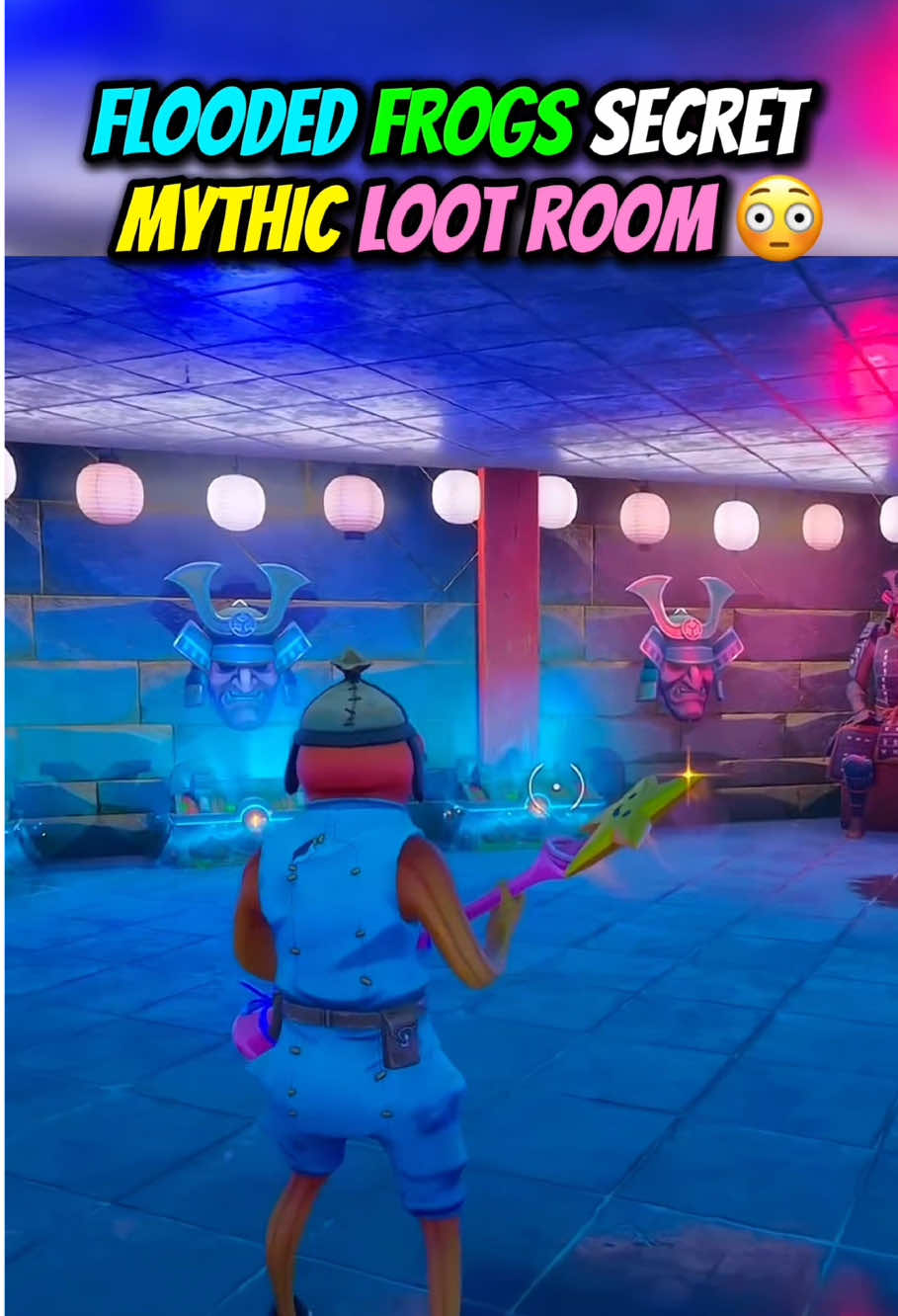 FLOODED FROGS SECRET MYTHIC LOOT ROOM LOCATION IN FORTNITE CHAPTER 6 😳 #fortnite #fortniteclips #fortniteupdate #GamingOnTikTok #fyp #foryoupage 